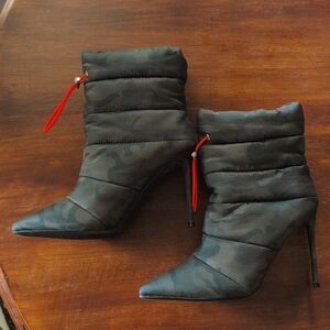 Steve Madden Cloak Camo High Heel Boots